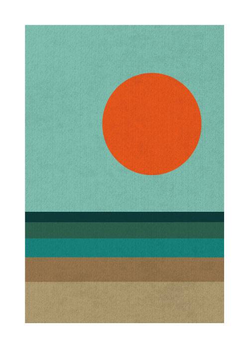Red Sun Sunset – Kunst