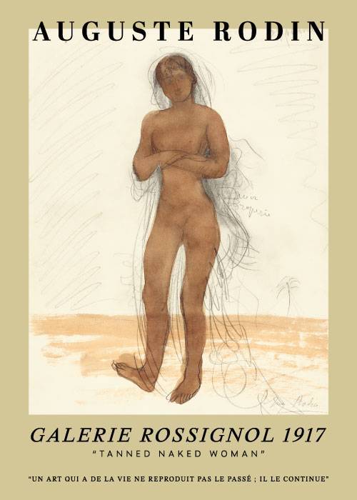 Rodin Tanned Naked Woman – Kunst