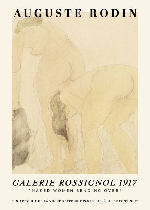 Rodin Women Bending Over – Kunst