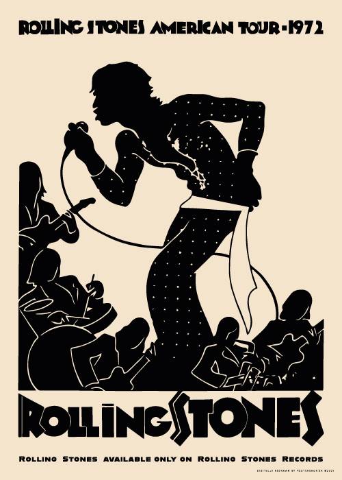 Rolling Stones Records – Vintage/Retro plakater
