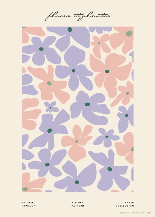 Rose Flower Pattern – Kunst