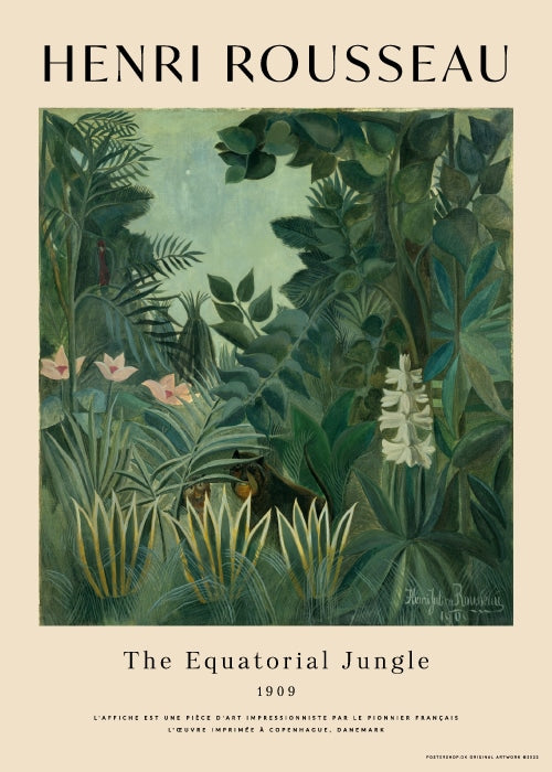 Rousseau Equatorial Jungle – Kunst