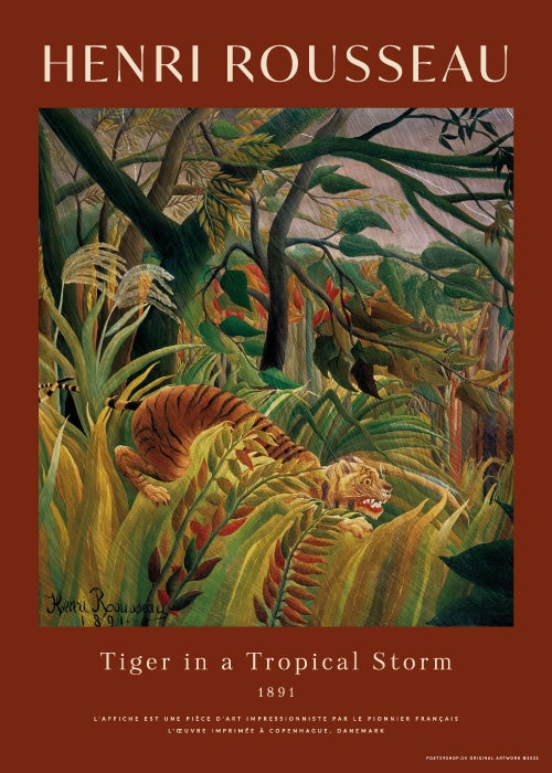 Rousseau Tiger In The Tropical Storm – Kunst