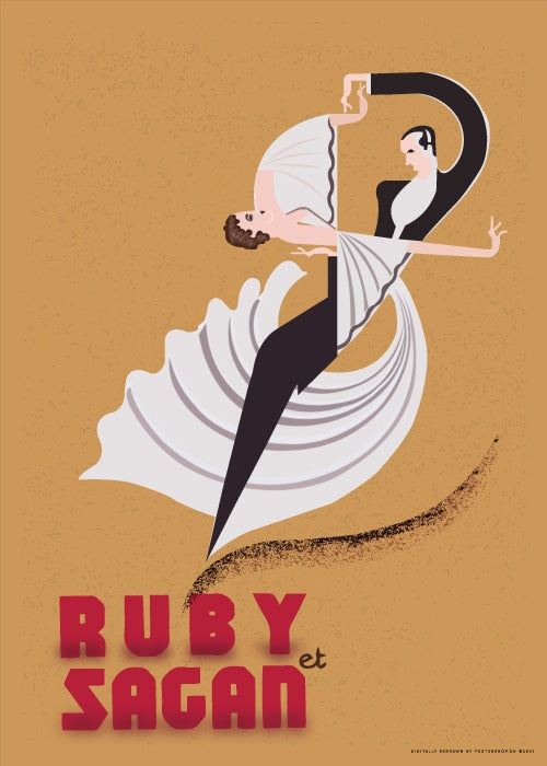 Ruby Et Sagan Vintage – Vintage/Retro plakater