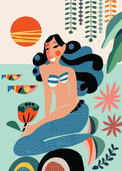 Sea Creatures – Grafiske Plakater