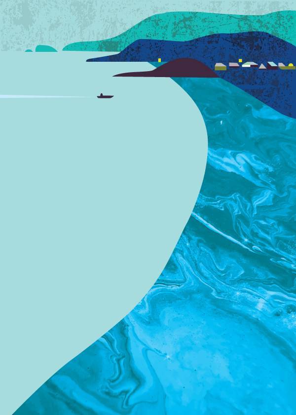 Sea Shore – Grafiske Plakater