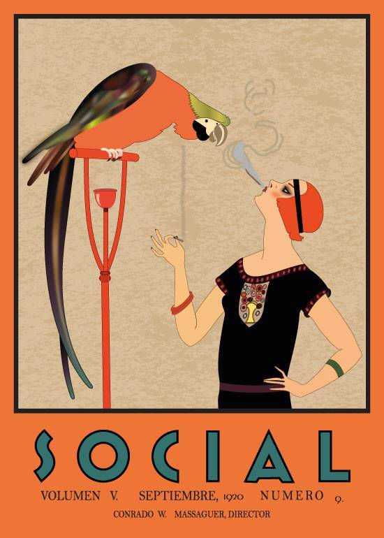 Social 1920 – Vintage/Retro plakater