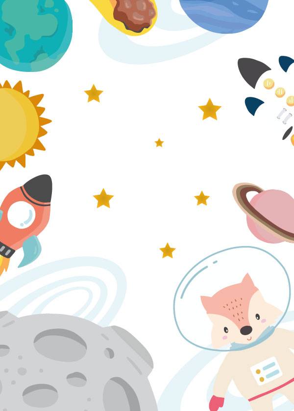 SPACE FOX – Kids' Posters