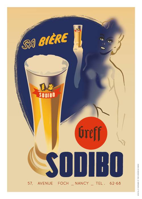 Sa Biére – Vintage/Retro plakater