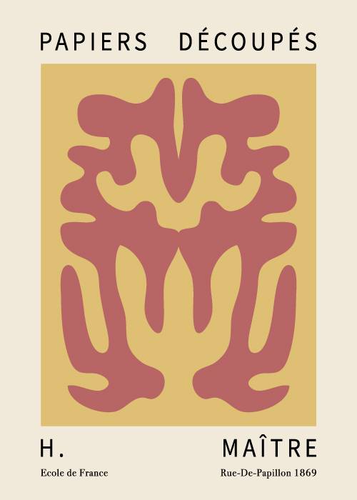 Matisse Sacred Red Shape – Kunst