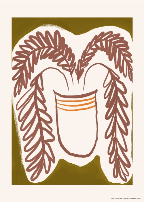 Sage Floor Beige Pot – Kunst