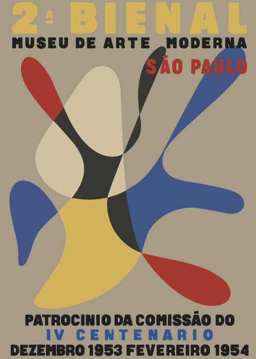 São Paulo Bienal 1954 – Vintage/Retro plakater