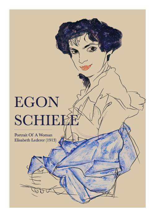Schiele Elisabeth Lederer – Kunst