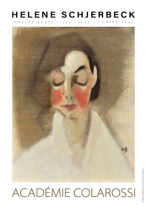 Schjerfbeck Rosy Cheeked Girl – Kunst