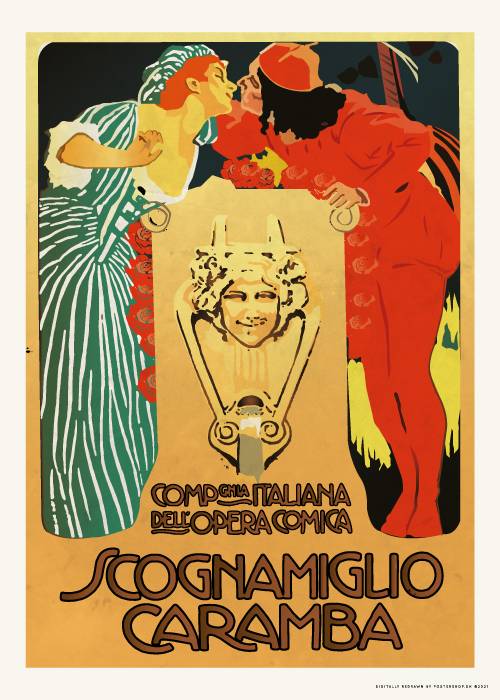 Scognamiglio Caramba – Vintage/Retro plakater
