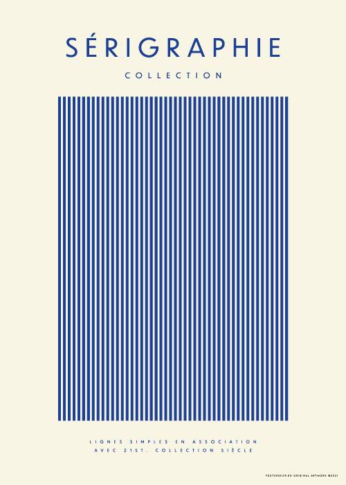 Serigraphie Bleue – Kunst