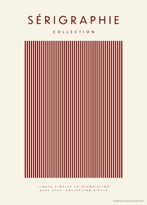 Serigraphie Rouge – Kunst