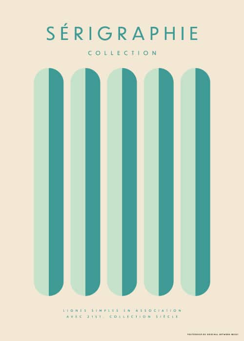 Serigraphie Tuyaux Verts – Kunst