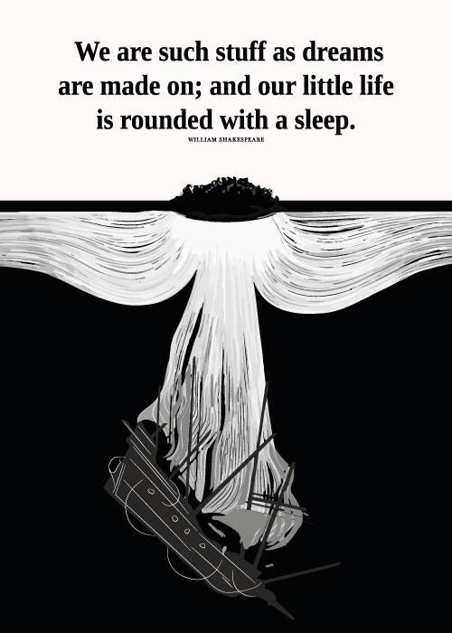 Shakespeare Dreams Poster – Tekstplakater