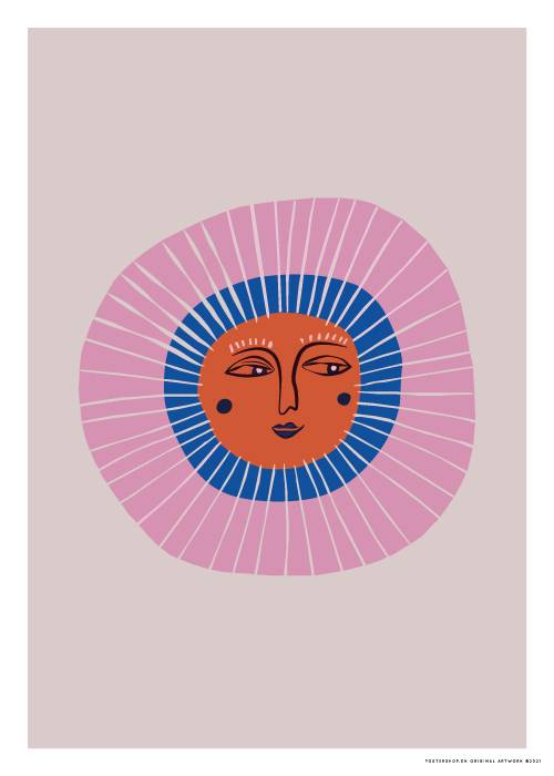 Smiling Sun – Grafiske Plakater