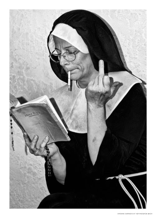 Smoking Nun – Fotokunst