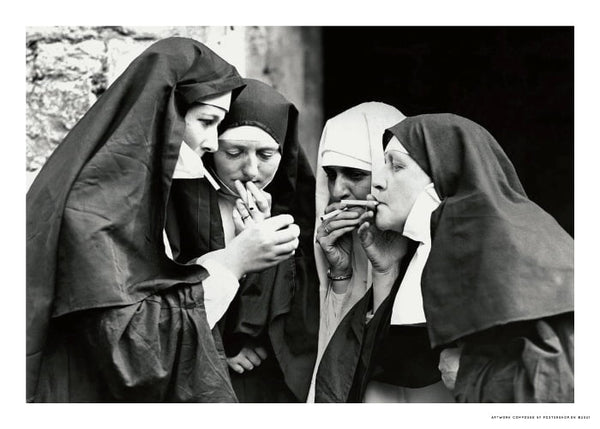 Smoking Nuns – Fotokunst