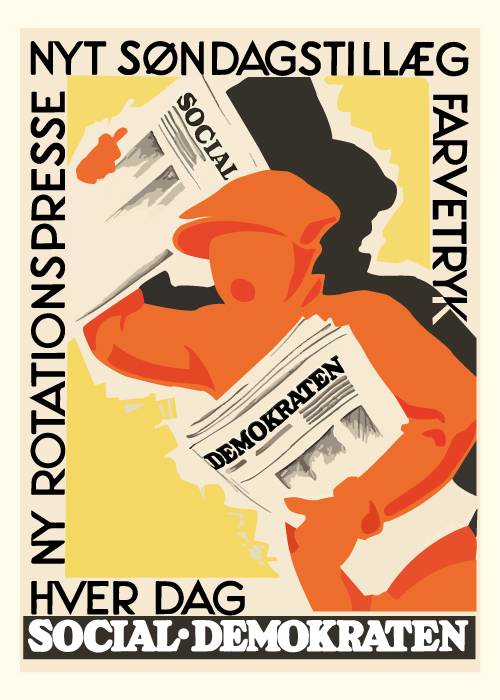 Social Demokraten Poster