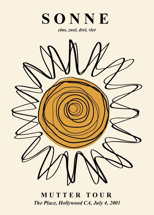 Sonne Mutter – Vintage/Retro plakater