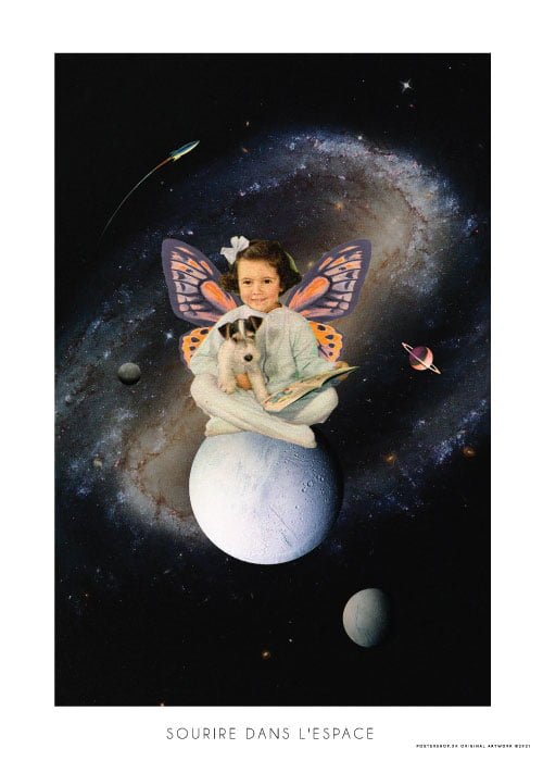 Sourire Dans L'espace – Digital Art