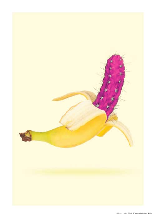 Sticky Banana – Digital Art