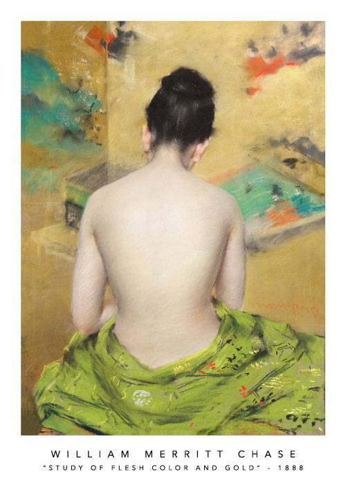 Study Of Flesh Color And Gold – Kunst