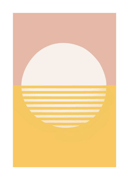 Sun Reflected Pink Sky – Kunst
