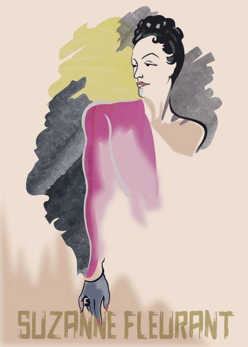 Suzanne Fleurant – Vintage/Retro plakater
