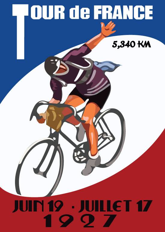 Tour De France 1927 – Vintage/Retro plakater