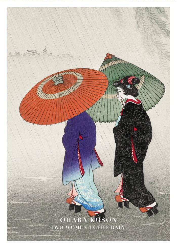 Two Women In The Rain – Kunst