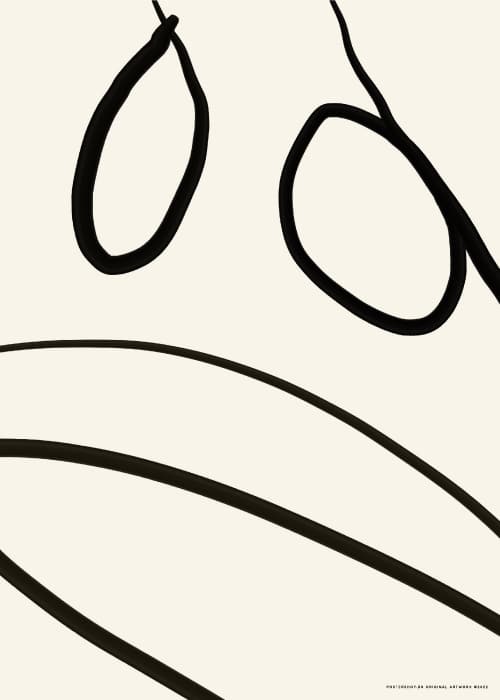 Tender Lips Drawing – Kunst