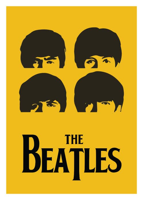 The Beatles Pop Art No. 3 – Vintage/Retro plakater