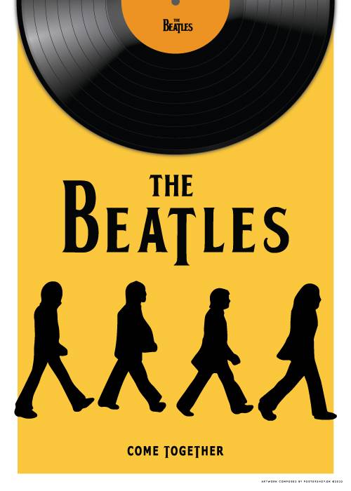 The Beatles Record – Vintage/Retro plakater