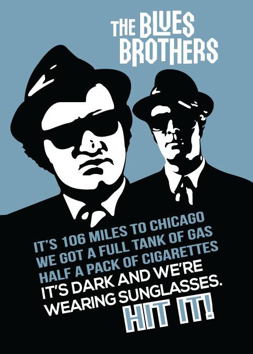 The Blues Brothers – Vintage/Retro plakater