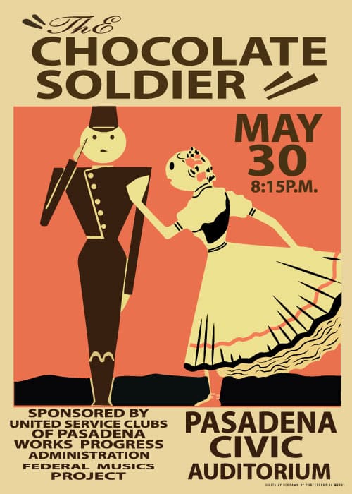 The Chocolate Soldier Vintage 1932 – Vintage/Retro plakater