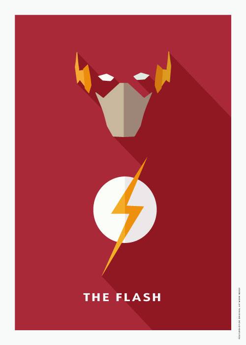 THE FLASH SILHOUETTE – Børneplakater