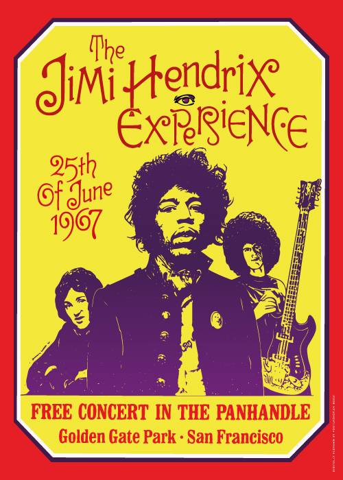The Jimi Hendrix Experience – Vintage/Retro plakater