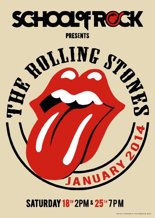 The Rolling Stones 2014 – Vintage/Retro plakater
