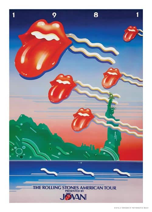 The Rolling Stones American Tour 1981 – Vintage/Retro plakater