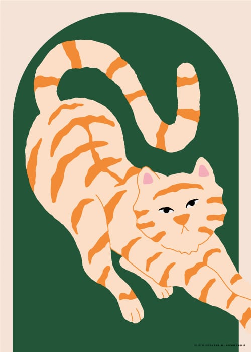 TIGER GREEN ARC – Børneplakater