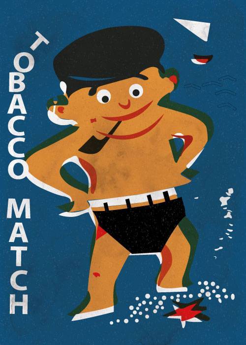 Tobacco Match – Vintage/Retro plakater