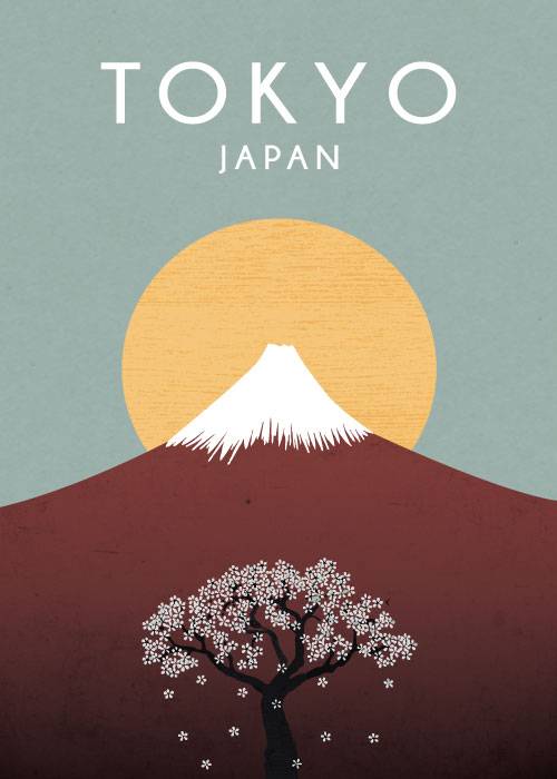 Tokyo Japan Poster – Grafiske Plakater