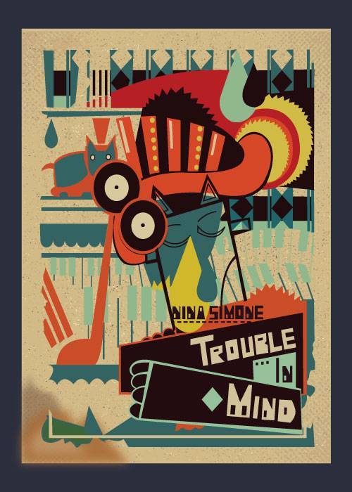 Trouble In Mind – Vintage/Retro plakater