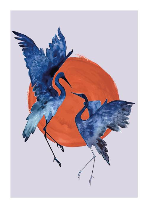 Two Cranes – Kunst