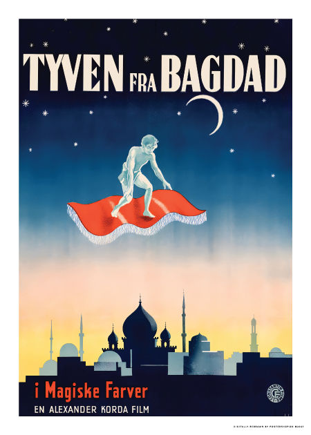 Tyven Fra Bagdad 1940 – Vintage/Retro plakater